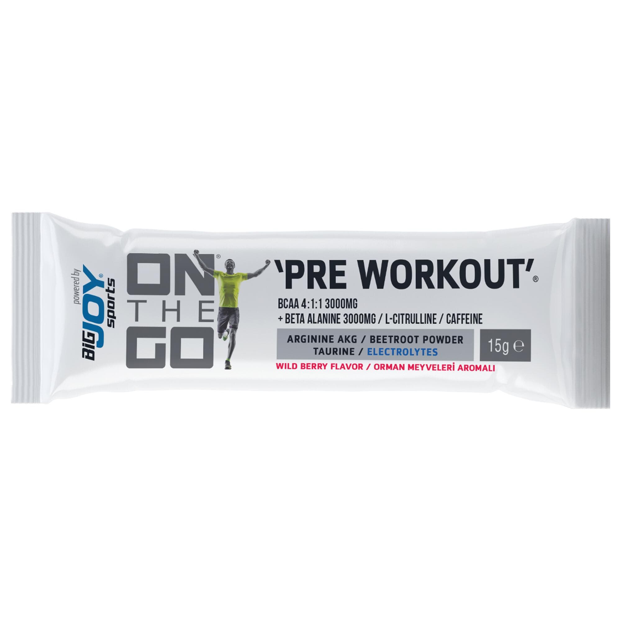 پودر پیش‌تمرین On The Go Pre-Workout 15g