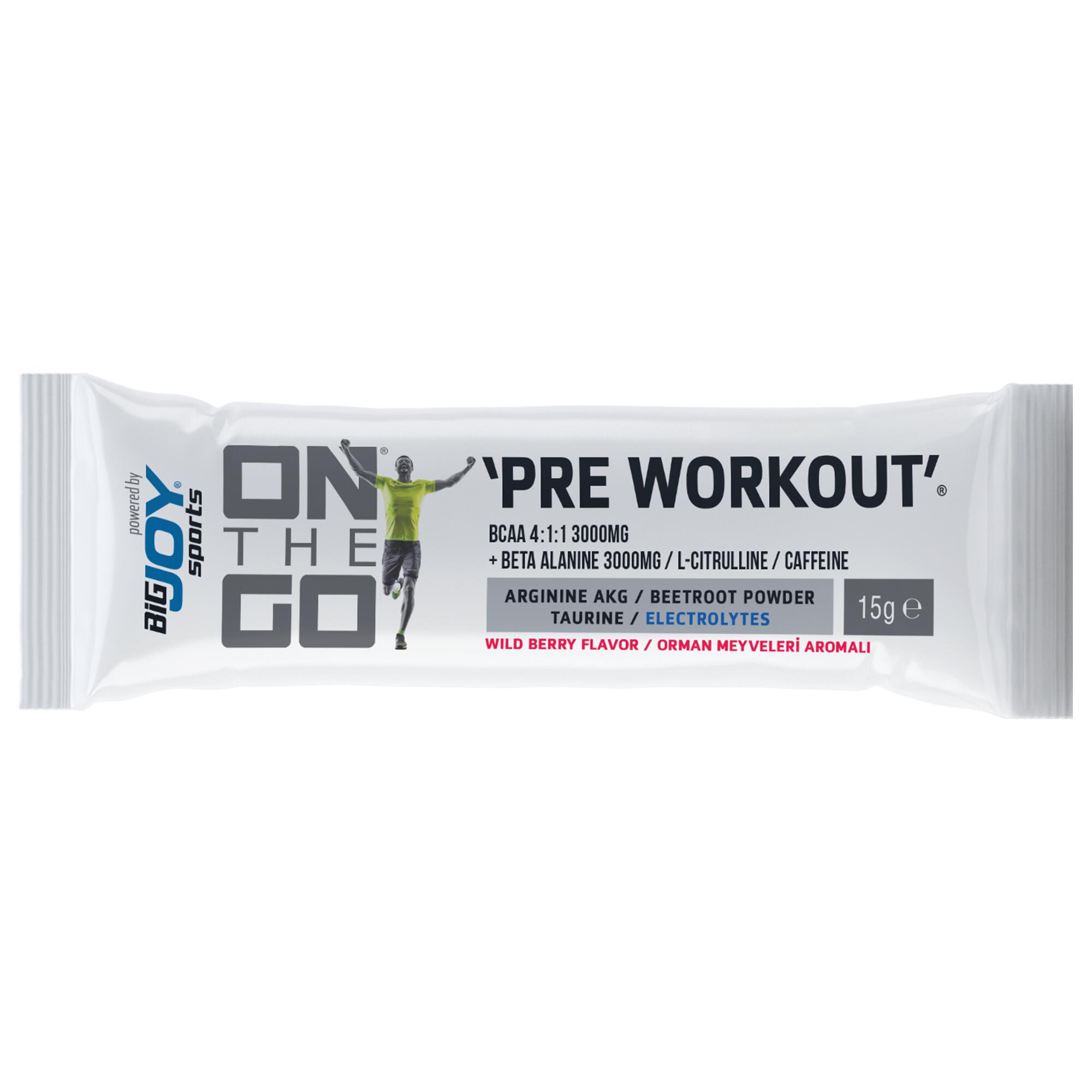 پودر پیشتمرین On The Go Pre-Workout 15g